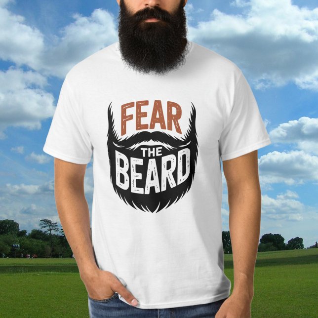 Camiseta Fear The Beard for Men Funny Beard Lover (Criador carregado)
