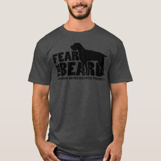 Camiseta Fear the Beard German Wirehaired Pointer