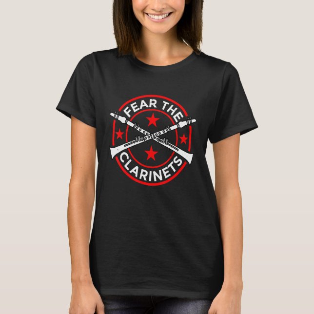 Camiseta Fear The Clarinets      (Frente)