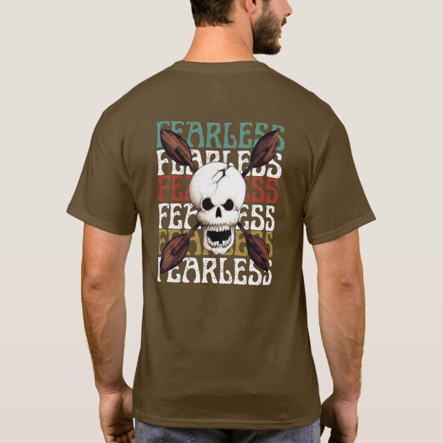 Camiseta Fearless Skull Paddler (Verso)
