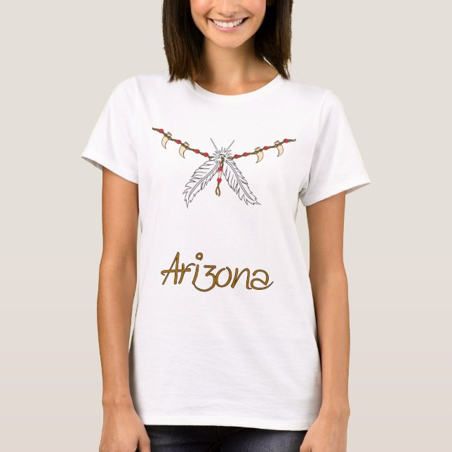 Camiseta Feather Necklace (Frente)