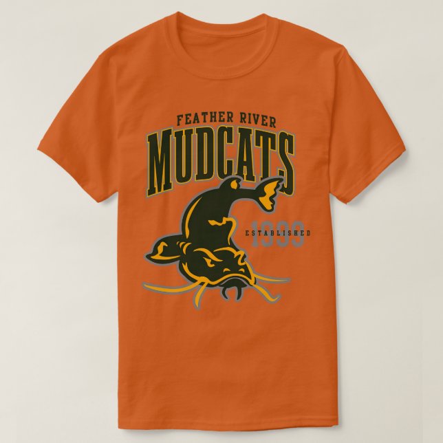 Camiseta Feather River Mudcats (Frente do Design)