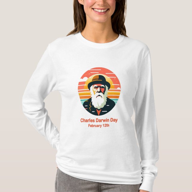 Camiseta Feb 12 Charles Darwin Day (Frente)