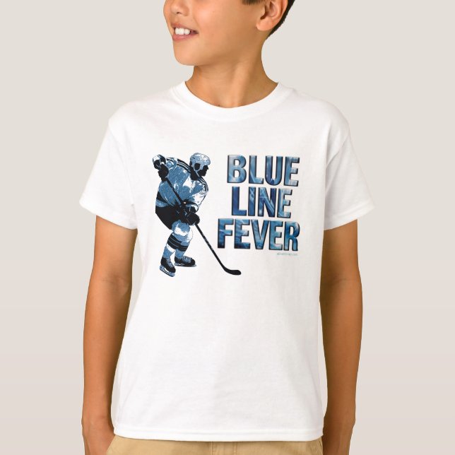 Camiseta Febre de Blue Line (hóquei) (Frente)