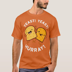 Camiseta Febre de Levedura Furada Engraçada Pão