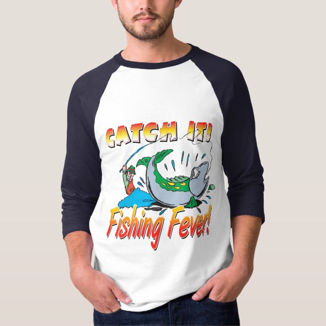 Camiseta Febre de pesca (Frente)