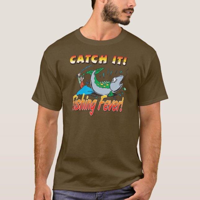 Camiseta Febre de pesca (Frente)