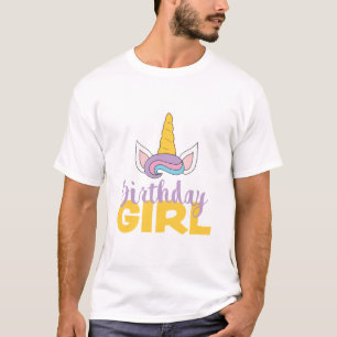 Camiseta Febre de Unicórnio Feliz e Roxo