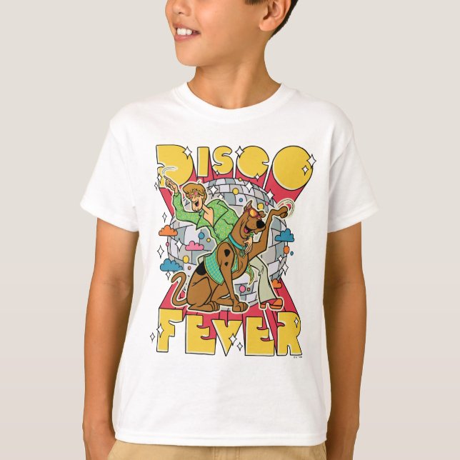 Camiseta Febre Disco com Scooby e Shaggy (Frente)