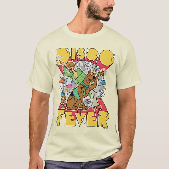 Camiseta Febre Disco com Scooby e Shaggy (Frente)