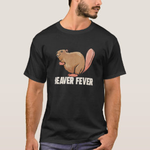 Camiseta Febre do castor para roedores animais engraçados d