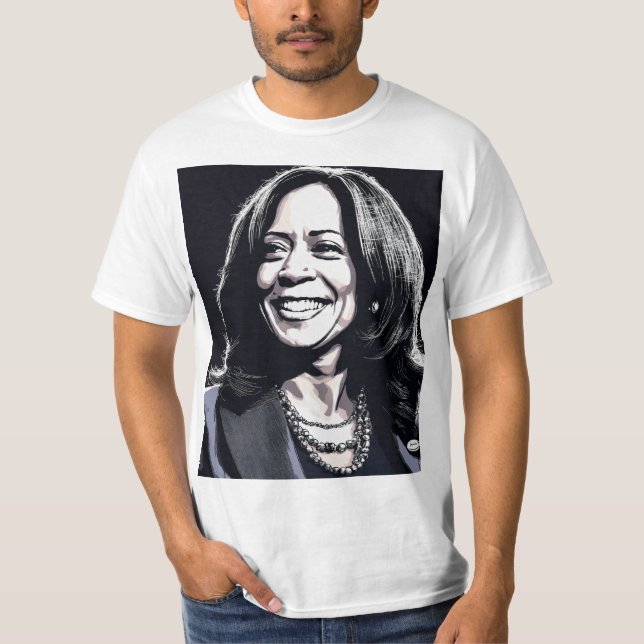 Camiseta Febre Eleitoral! Vote em Kamala Harris T-shirt (Frente)