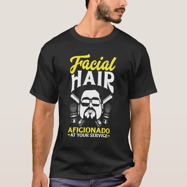 Camiseta Febre facial aficionado ao seu serviço (Frente)