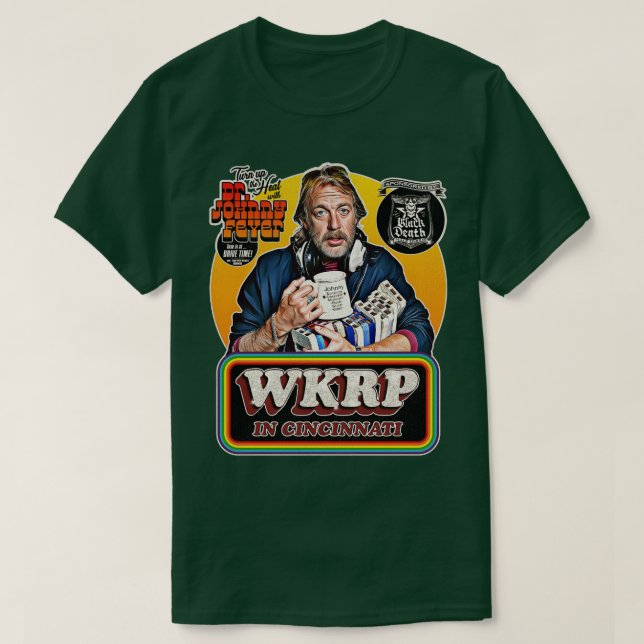 Camiseta Febre na Unidade WKRP em Cincinnati (Frente do Design)