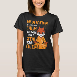 Camiseta Febre Sarcástica Meditando Remoção Médica de Anima