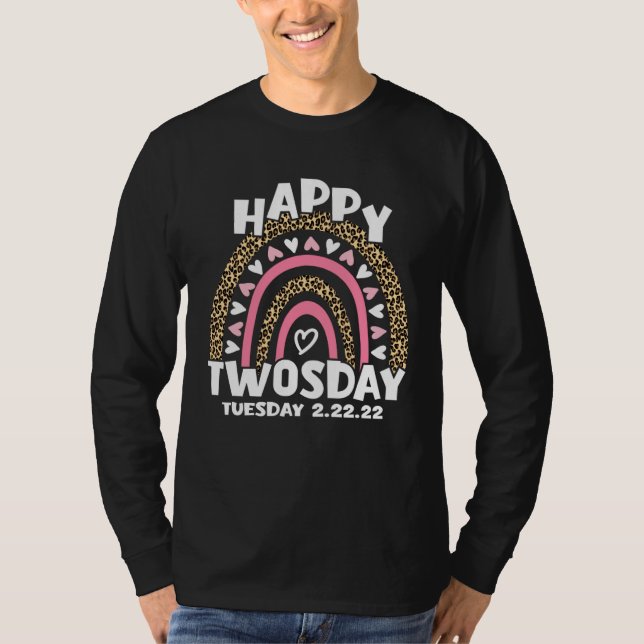 Camiseta February 22nd 2022 2 22 22 Happy Twosday Tuesday 2 (Frente)