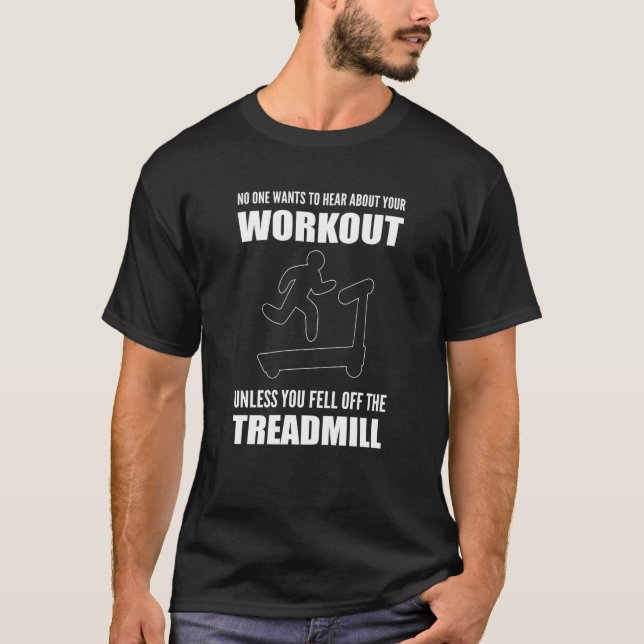 Camiseta Fecha o treinador de trabalho da esteira (Frente)