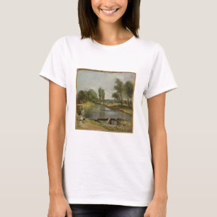 Camiseta Fechamento de Flatford, 1810-11 (óleo no papel em