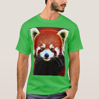 Camiseta Fechamento de Pandas Vermelhas de Panda Vermelha