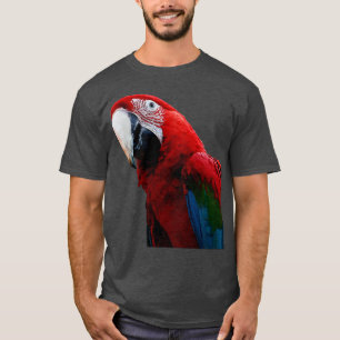 Camiseta Fechamento De Um Papagaio De Mata Verde