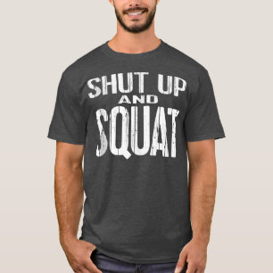Camiseta FECHAR E SQUAT Powerinclusive Gea de Treinamento d