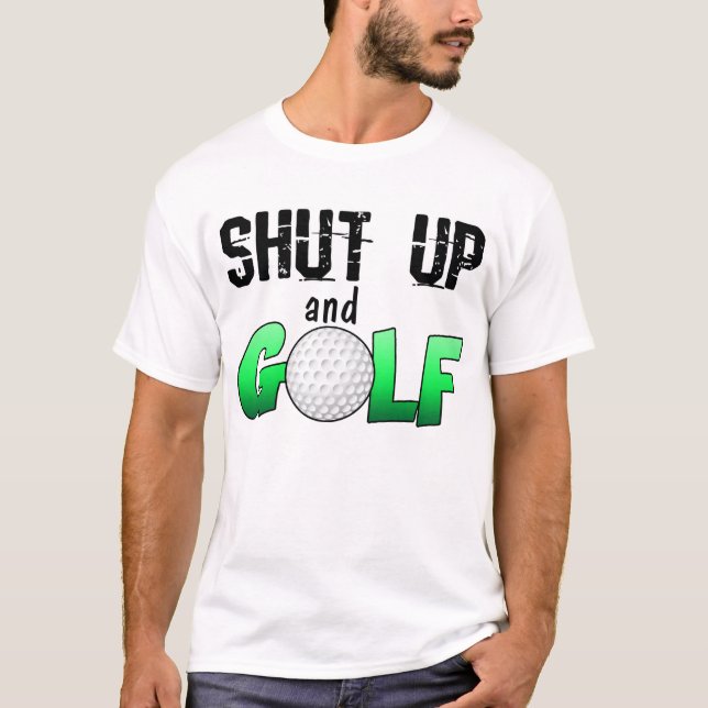 Camiseta Feche acima e Golf (Frente)