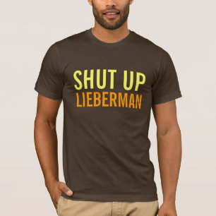 CAMISETA FECHE ACIMA, LIEBERMAN