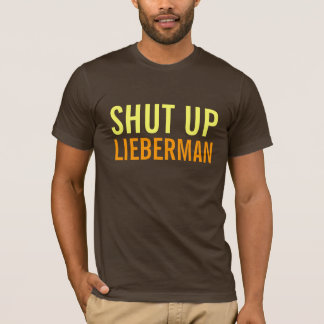 CAMISETA FECHE ACIMA, LIEBERMAN
