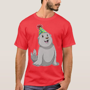 Camiseta Feche com a Parte de chapéu