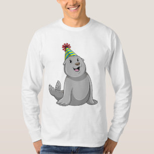 Camiseta Feche com a Parte de chapéu