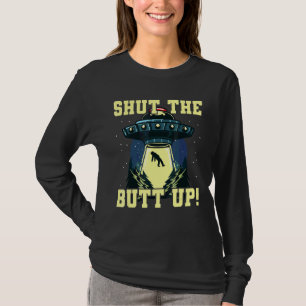 Camiseta Feche O Bumbum De Um Nerd De Alienígena