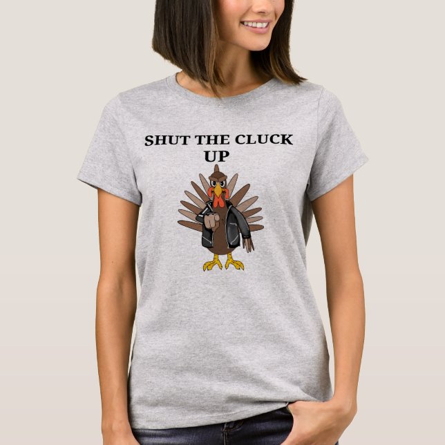 CAMISETA FECHE O CLUCK ACIMA DE TURQUIA (Frente)