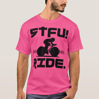 Camiseta feche o ffu do tempo do ciclo rodoviário