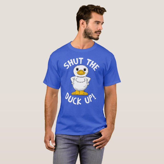 CAMISETA FECHE O PATO ACIMA! (Frente Completa)