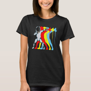 Camiseta Fechtkunste Dabbing Epee Duel Fecht Fan Fechtkunst