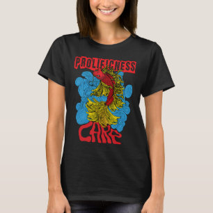 Camiseta fecundidade de peixes koi