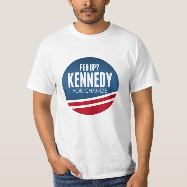 Camiseta Fed up - Robert F Kennedy para a mudança 2024 (Frente)