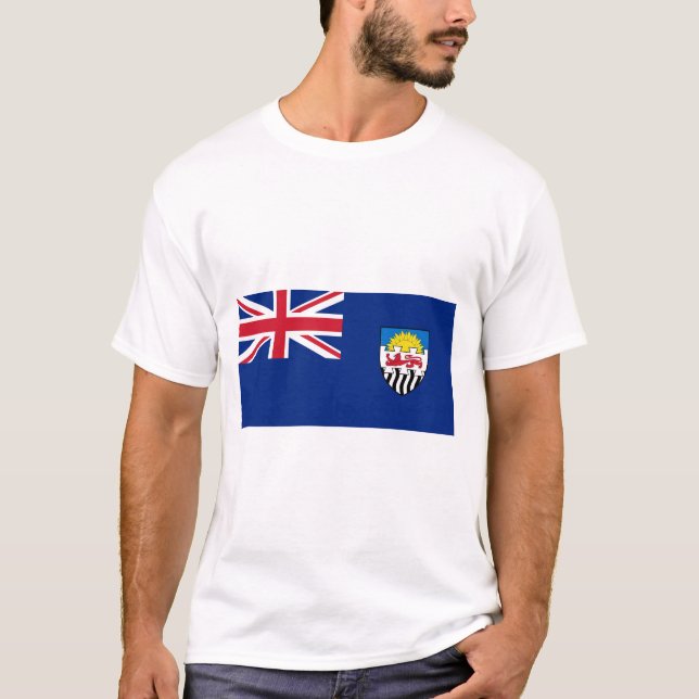 Camiseta Federação de Rodésia e de bandeira de Nyasaland (Frente)
