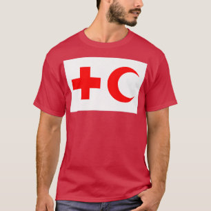 Camiseta Federação Internacional da Cruz Vermelha e dos Cre