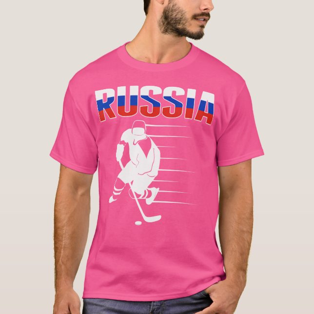 Camiseta Federação Russa de Hóquei no Gelo (Frente)