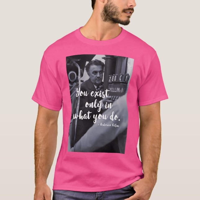 Camiseta Federico Fellini - Cotação (Frente)