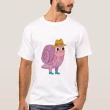 Camiseta Fedora de Caracol – Fedora Mostarda Fofo