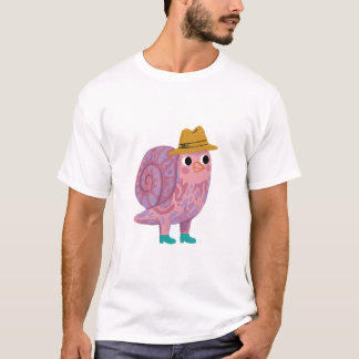 Camiseta Fedora de Caracol – Fedora Mostarda Fofo