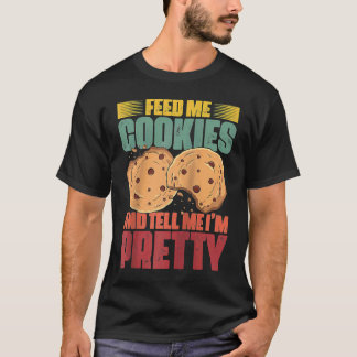 Camiseta Feed Me Cookies Retro Cookie Eater For A Cookie Ea