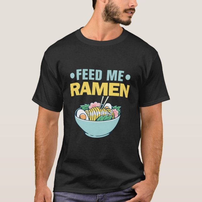 Camiseta Feed Me Ra Tell Me I'M Beautiful Ra Fan (Frente)