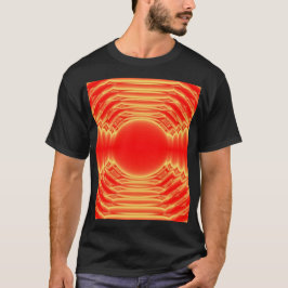 Camiseta feedback vermelho e laranja padronizado