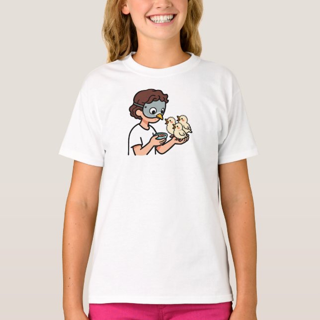 Camiseta Feeding Birds (Frente)