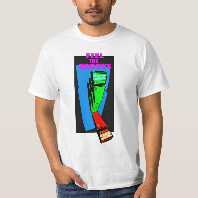 Camiseta FEEL THE GROOVE bass (Frente)