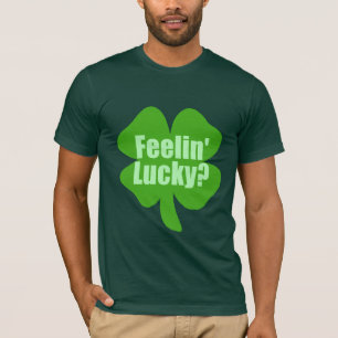 Camiseta Feelin afortunado? Irlandês engraçado