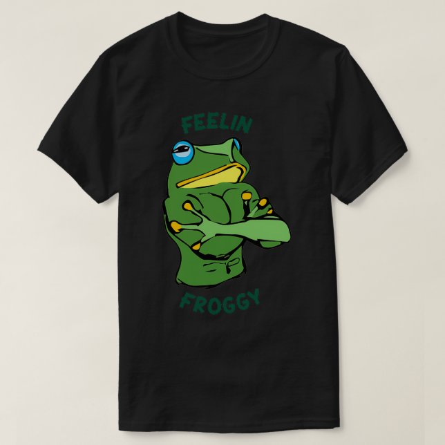 Camiseta Feelin Froggy (Frente do Design)